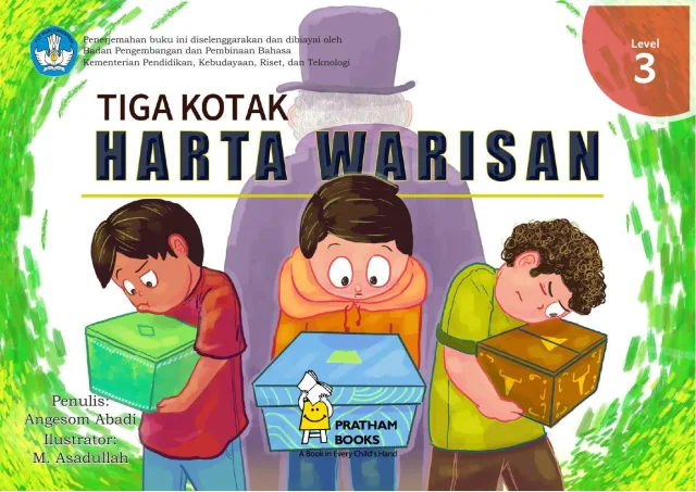 Cover Tiga Kotak Harta Warisan