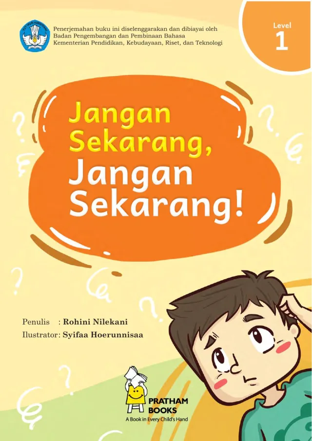 Cover Jangan Sekarang, Jangan Sekarang!