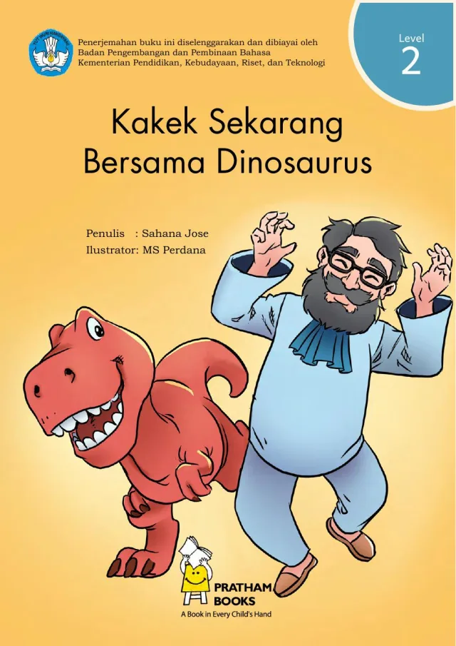 Cover Kakek Sekarang Bersama Dinosaurus
